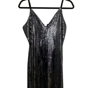 Shiny Midi Dress